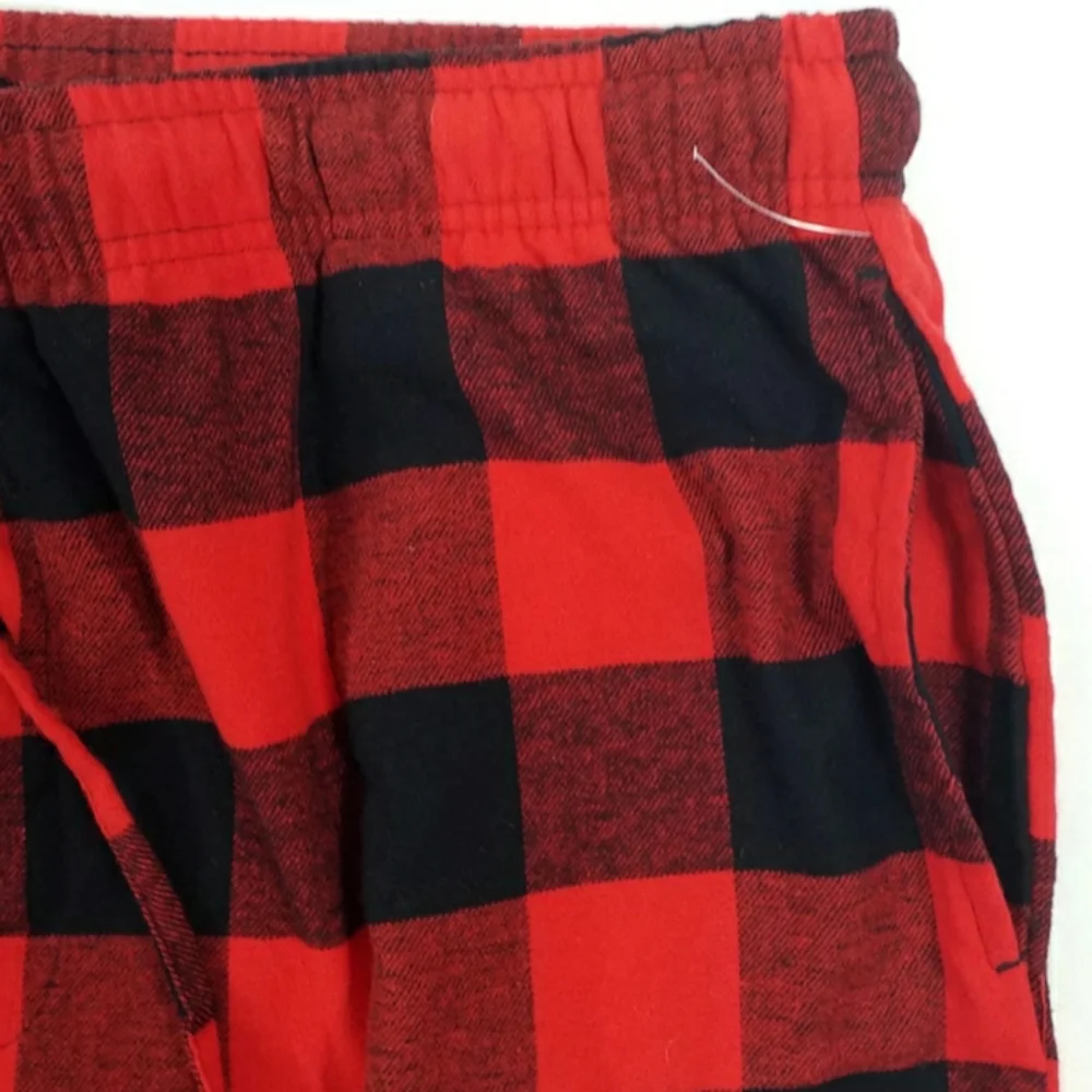 Sonoma Red Black Buffalo Check Pull-On Flannel Sleep Lounge Pants Mens XL NWOT